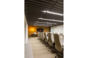 Baffle tavan ahşap siyah dekoratif