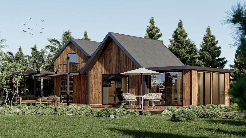 Silivri Bungalow Evler Proje Tasarımı ve 3D Modelleme