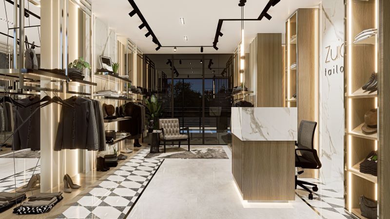 Zuid Tailor Hollanda Mağaza Tasarımı