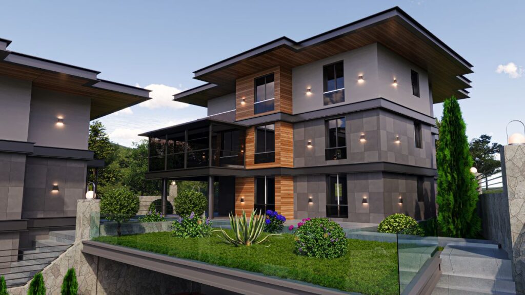 Beykoz Villa Tasarımı Modelleme