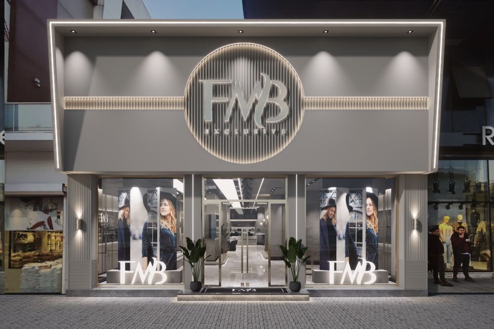 FMB Fashion Giyim Cephe ve Mağaza Tasarımı