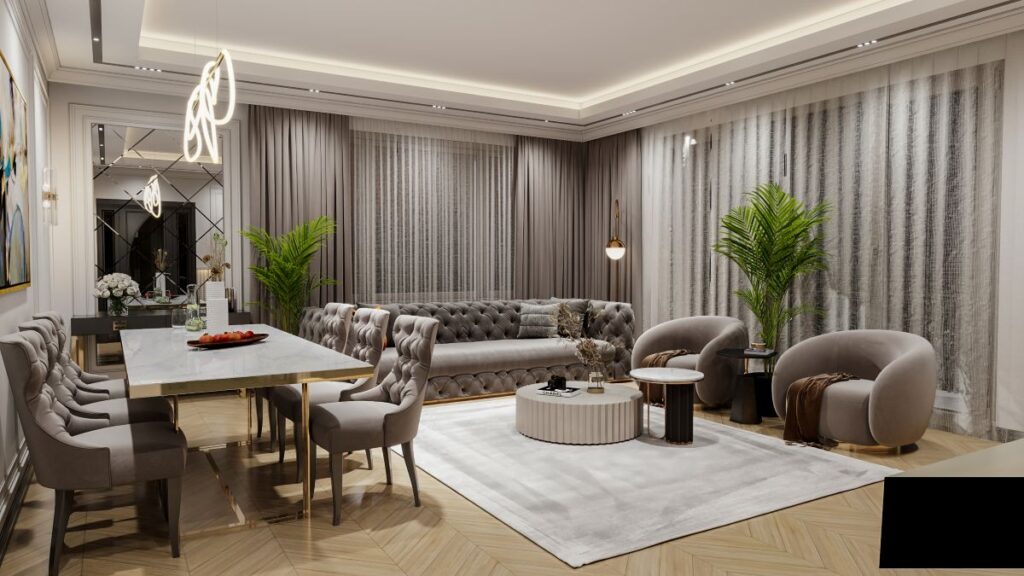 Karaağaç 3+1 Daire İç Mekan Tasarımı