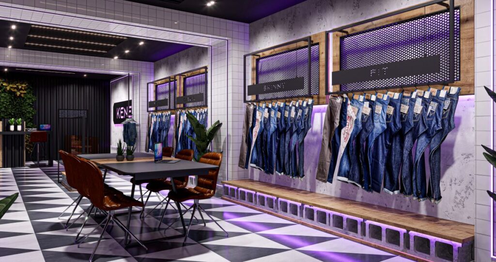 Kene Jeans Kot Mağazası Tasarımı