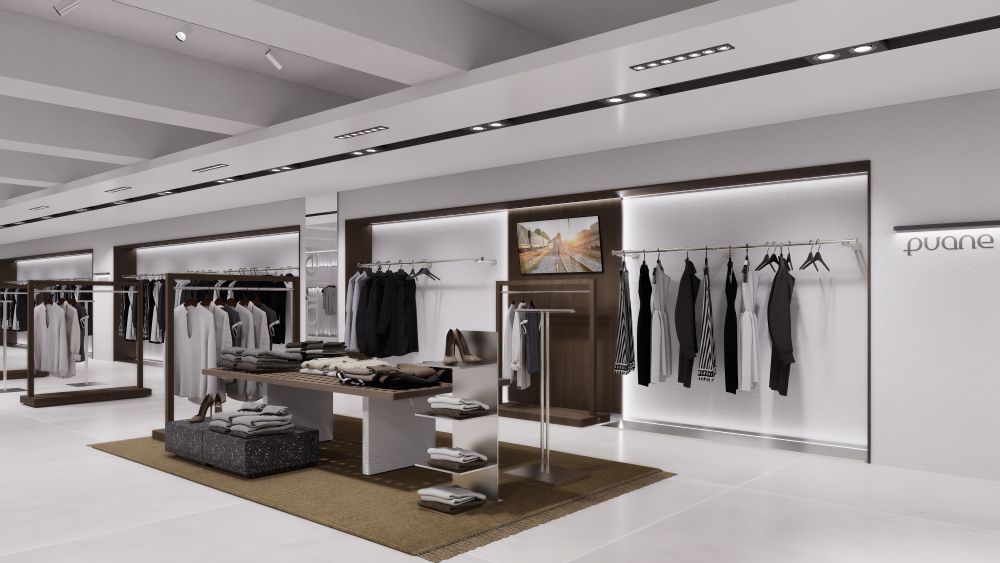 Puane Merter Giyim Mağazası Tasarımı