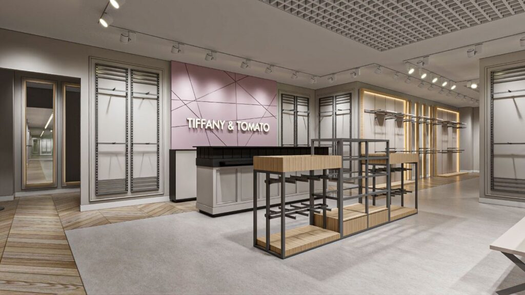 Tiffany & Tomato Giyim Mağazası Tasarımı