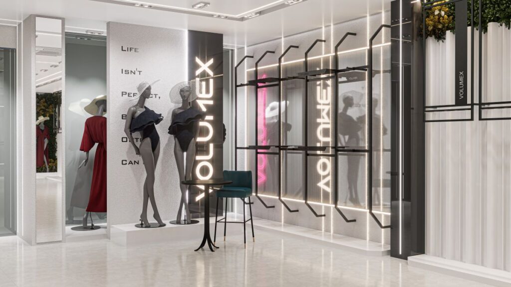 Volumex Merter Mağaza Dekorasyonu Tasarımı